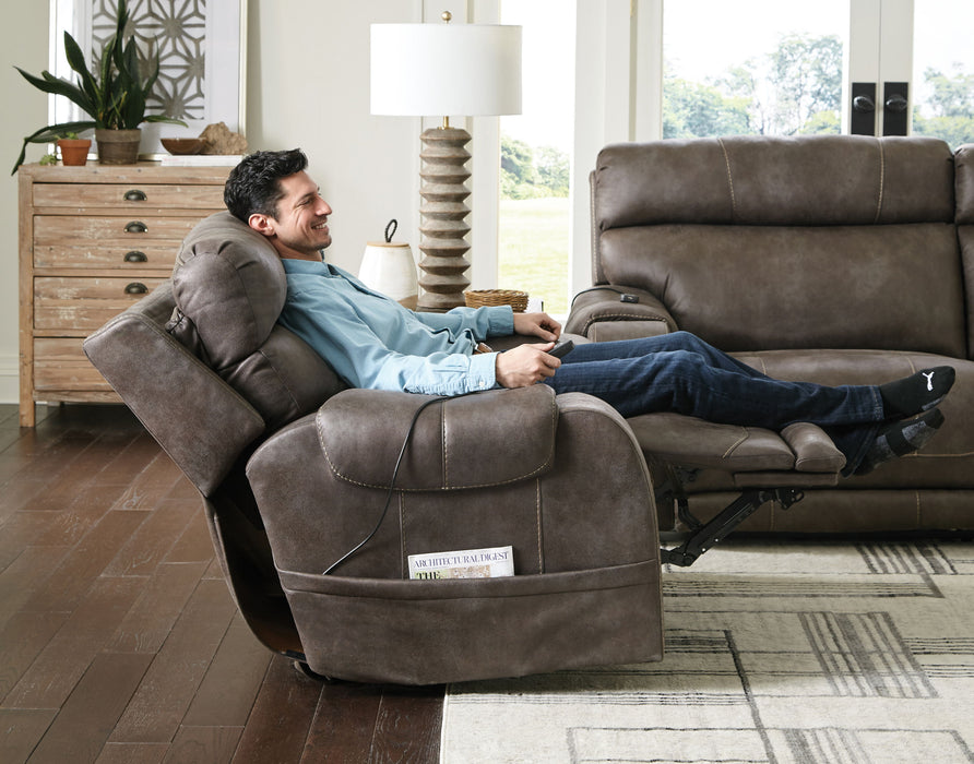 Serenity - Power Recliner With Power Adjustable Headrest And CR3 Heat / Massage / Lumbar