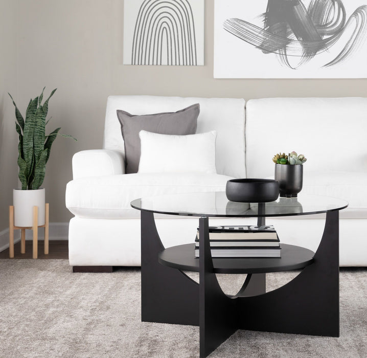 U - Shaped Contemporary Coffee Table