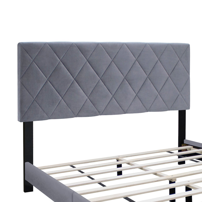 Queen Adjustable Upholstered Bed Modern Minimalist Top Styles