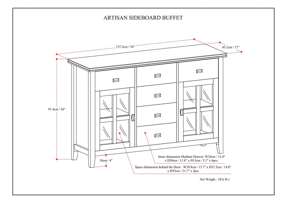 Artisan - Sideboard Buffet