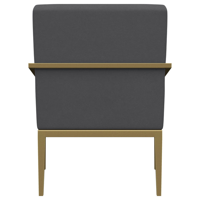 Kirra - Upholstered Metal Arm Accent Chair