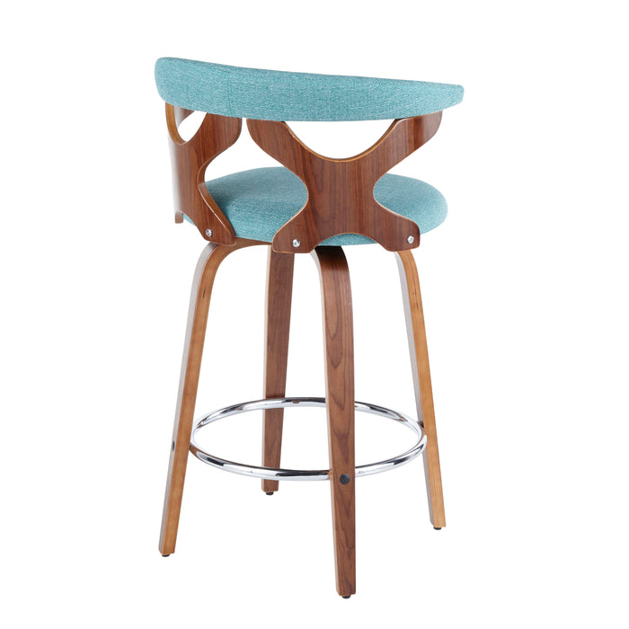 Gardenia - Mid Century Modern Counter Stool (Set of 2)