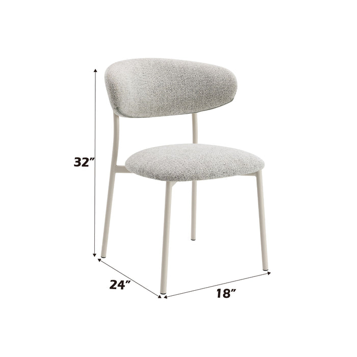 Kalam - Fabric Side Chair (Set of 2) - Light Gray