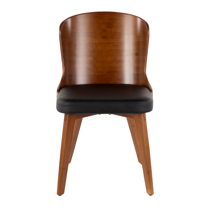 Bocello - Mid-Century Chair - Walnut / Black