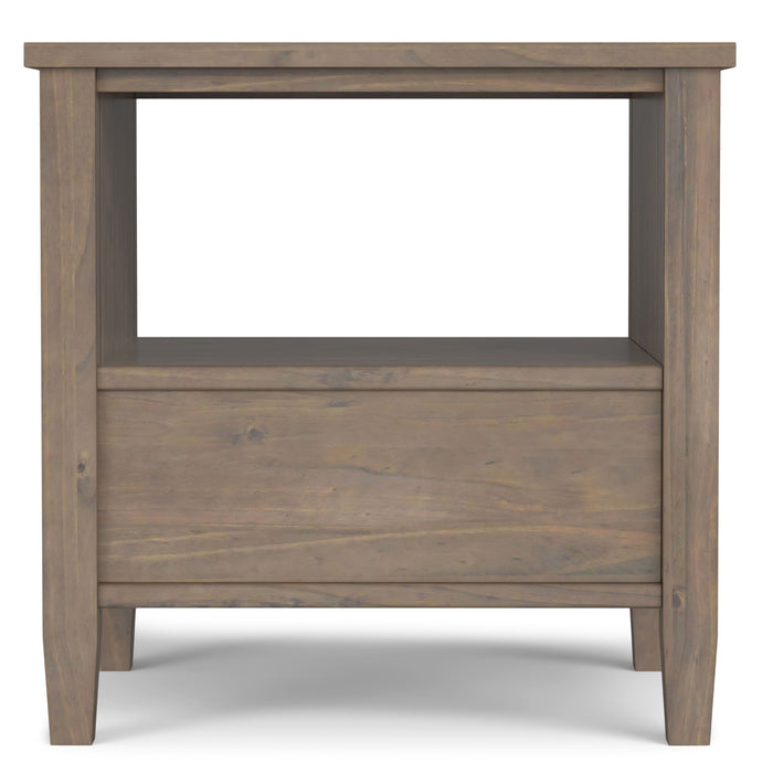 Ela - End Table - Smoky Brown