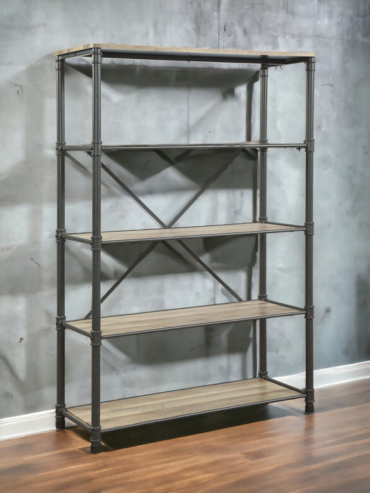 Itzel - Bookshelf - Gray / Oak