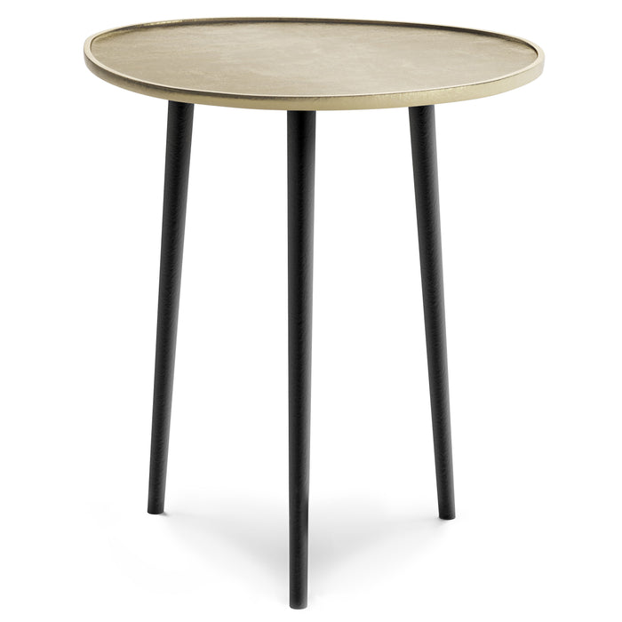 Tanner - Metal Side Table - Gold