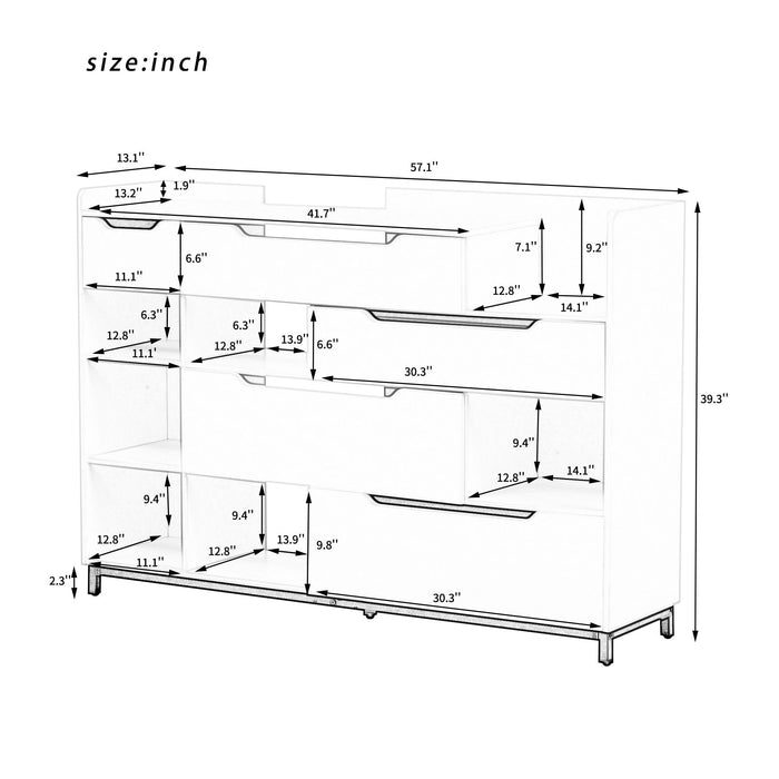 Shoe Storage Cabinet For Entryway With Drawers And Shelves, Modern Shoe Organizer Cabinet, Free Standing Shoe Rack For Hallway, Living Room