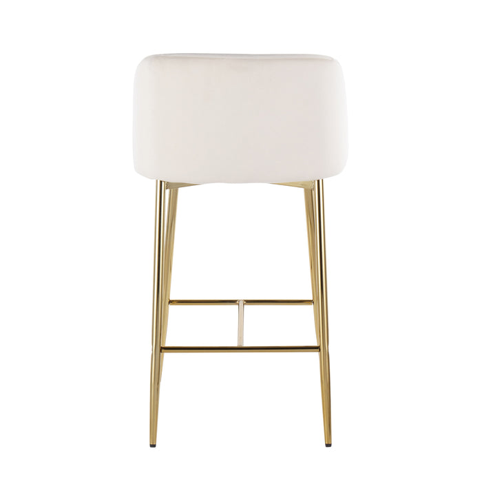 Fran - Contemporary Counter Stool (Set of 2)