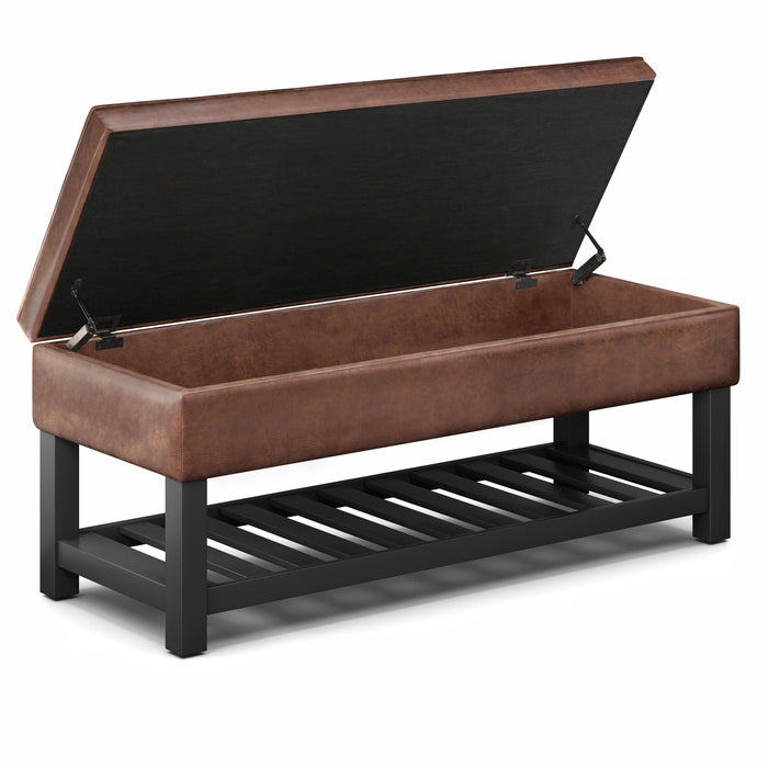 Cosmopolitan - Storage Ottoman Bench with Open Bottom