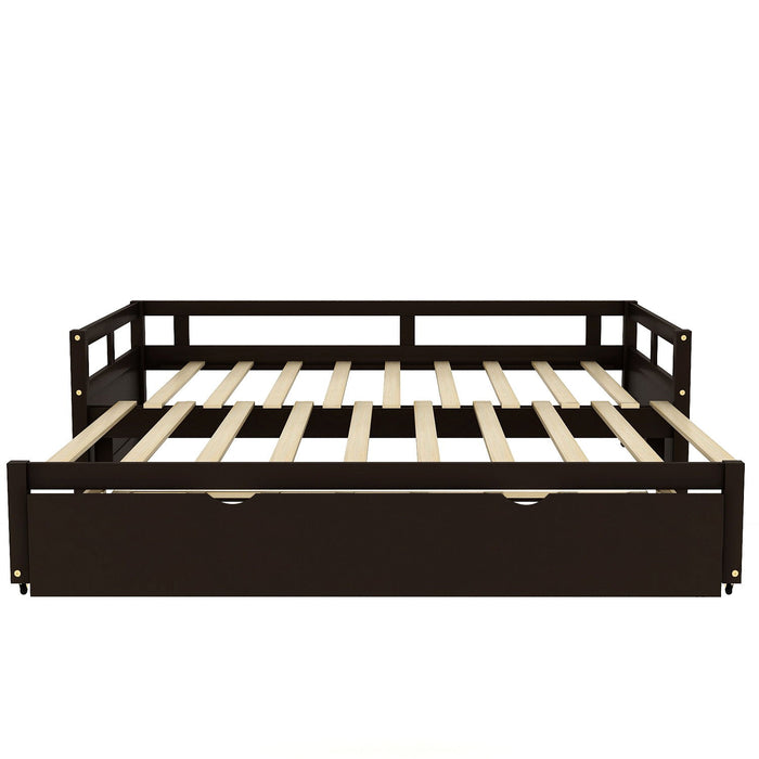 Extending Daybed With Trundle, Wooden Daybed With Trundle