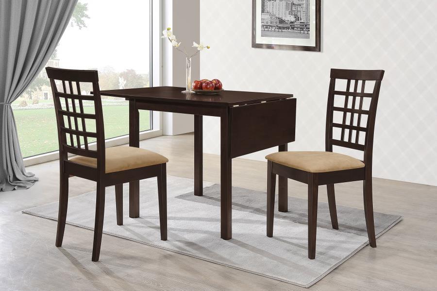 Kelso - Lattice Back Dining Chairs (Set of 2) - Cappuccino