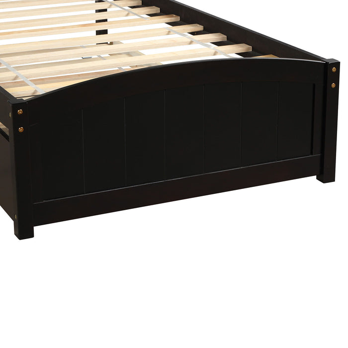 Platform Bed With Trundle