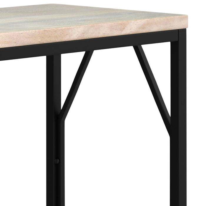 Selma - Metal and Wood Accent Table