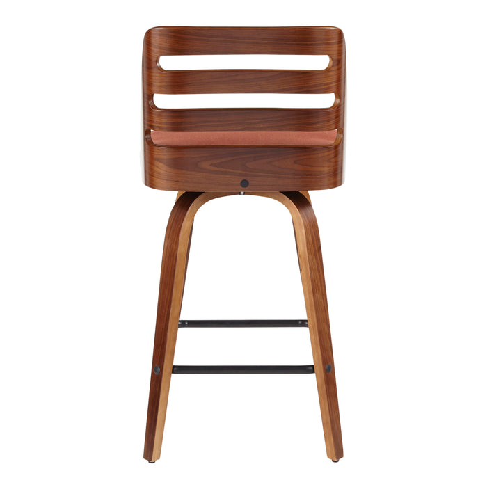 Trevi - Mid Century Modern Counter Stool (Set of 2)