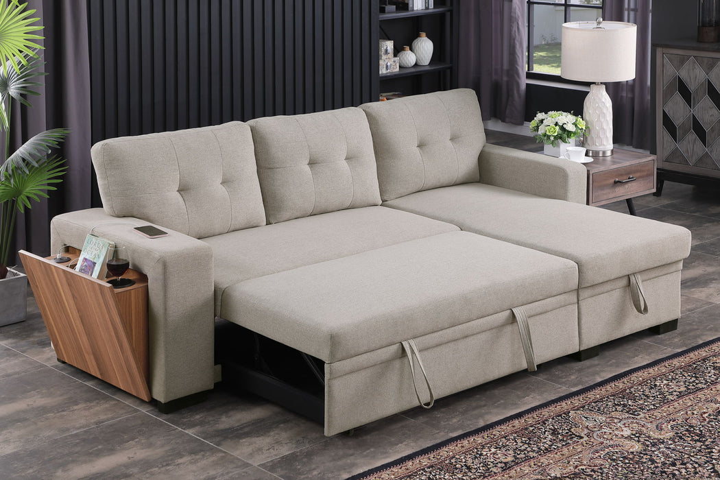 3 Piece Upholstered Sectional