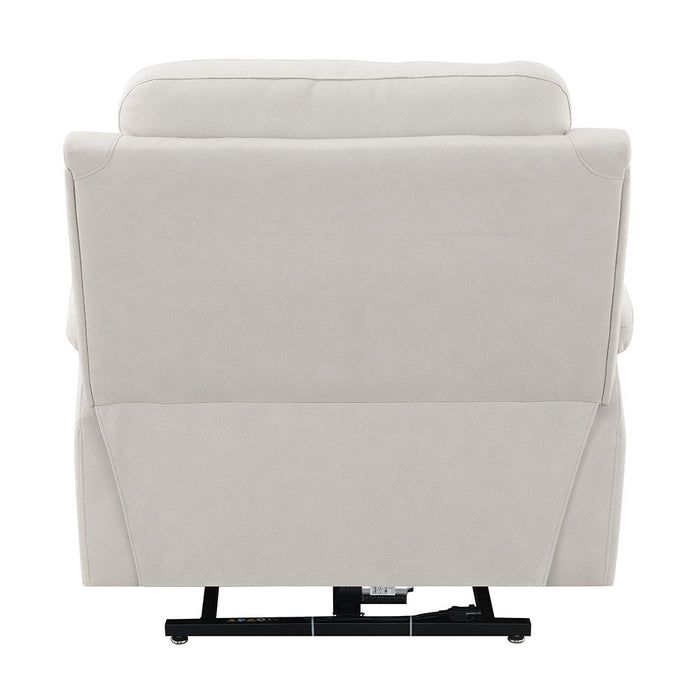 Chriki - Power Recliner With Lift & Heating & Massage - Beige Fabric