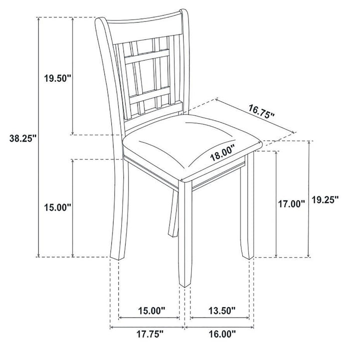 Lavon - Transitional Five-piece Dining Set