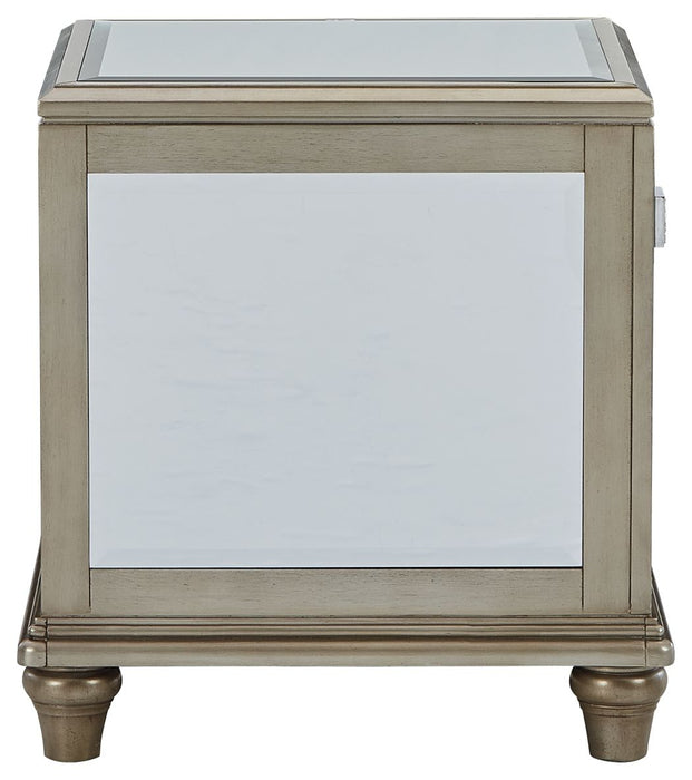 Chevanna - Platinum - Rectangular End Table