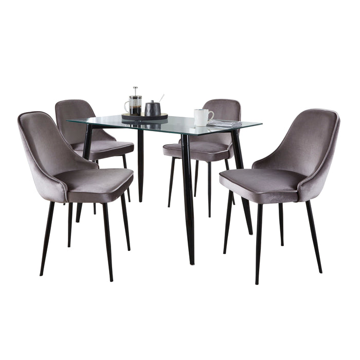 Clara Giovani - 5 Piece Contemporary Dining Set