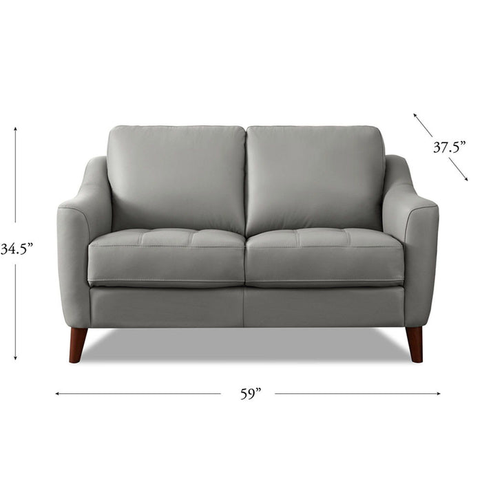 Ersa - Leather Loveseat