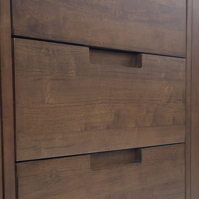 Banting - Mid Century Sideboard with Centre Drawers - Walnut Brown