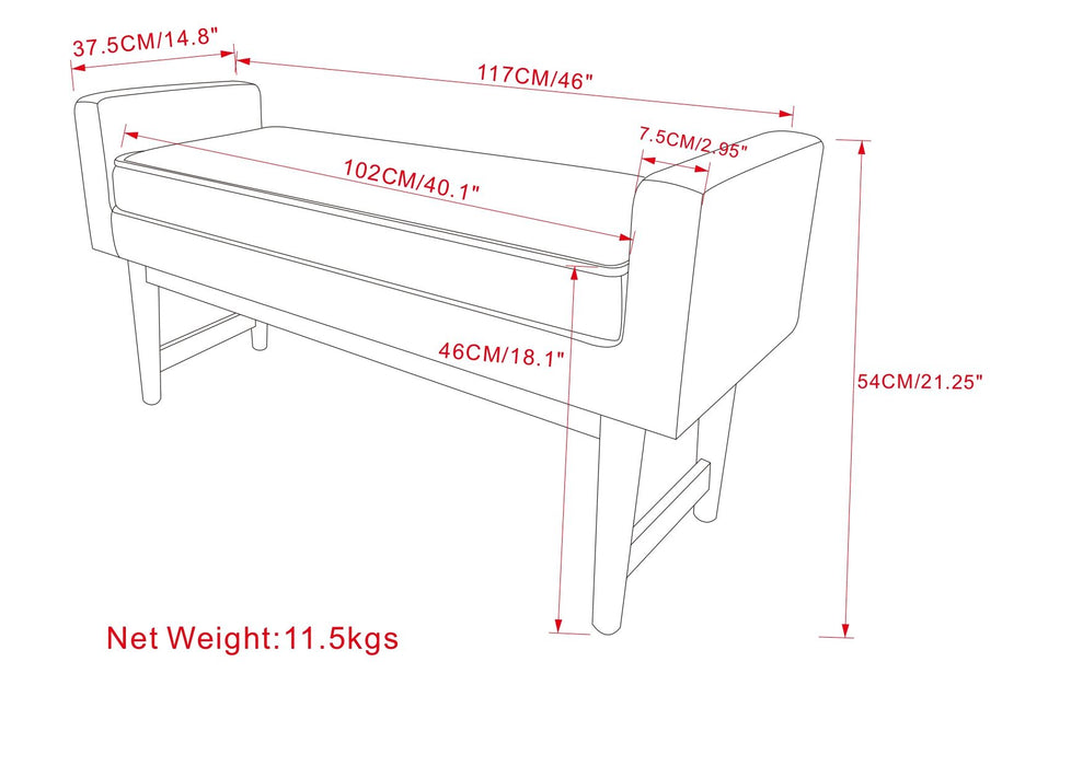 Scott - Ottoman Bench