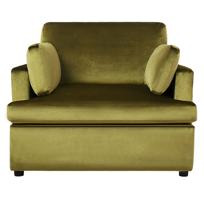 Oversized Accent Chair Comfortable Armrest Cushions, Versatile Neutral Style, Elegant Design, Durable Frame