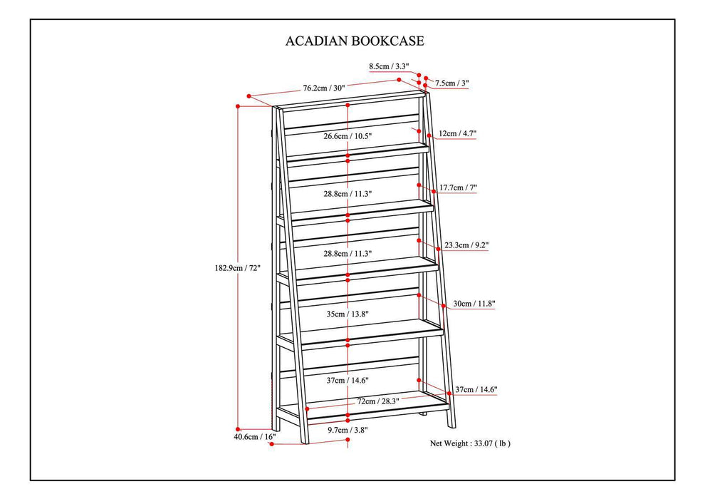 Acadian - Bookcase
