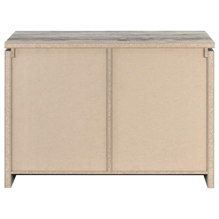 Enoch - 2-Door Accent Cabinet - Gray Driftwood