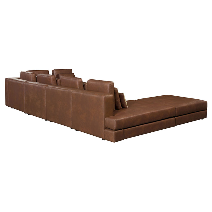 Modular Sectional Sofa Corner Sofa Chaise Lounge With Movable Ottoman For Living Room