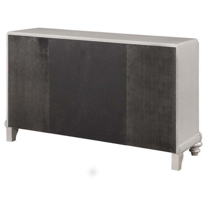 Bling Game - 5-Drawer Dining Server - Metallic Platinum