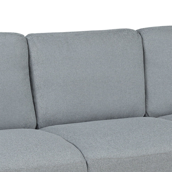 3 Seat Sofa Living Room Linen Fabric Sofa