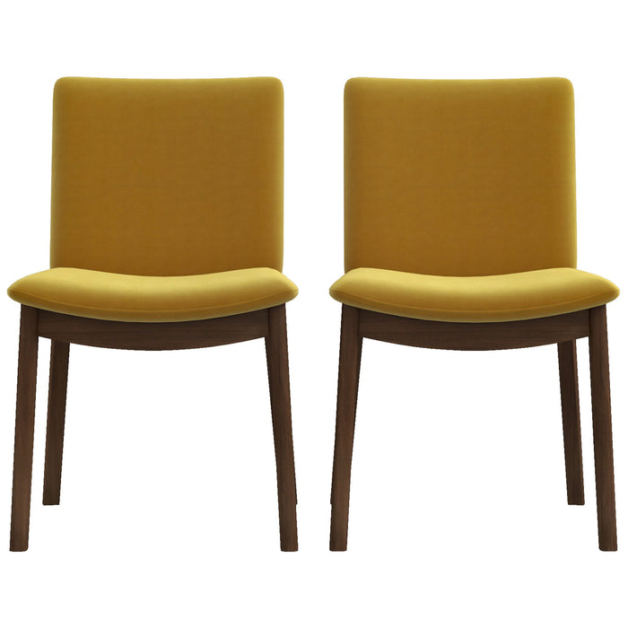 Laura - Mid-Century Modern Solid Wood Dining Chair (Set of 2)