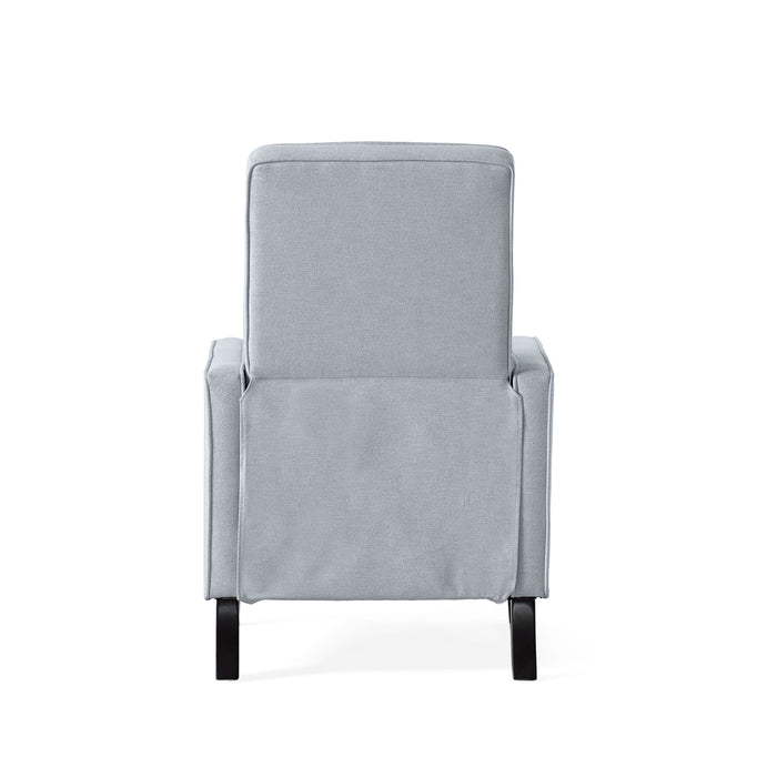 Minimalist Design Fabric Push Back Chair