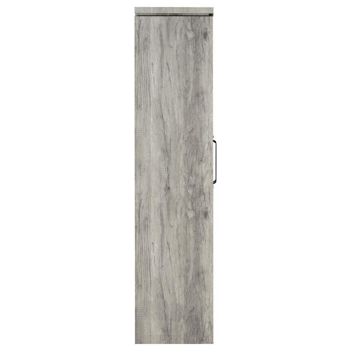 Alejo - 2-Door Tall Cabinet - Gray Driftwood