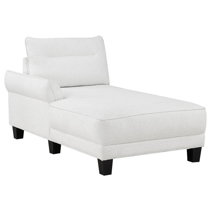 Caspian - Upholstered Curved Arm Chaise Sectional Sofa