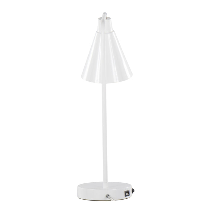 Pix - Contemporary Task Lamp Built In USB Port