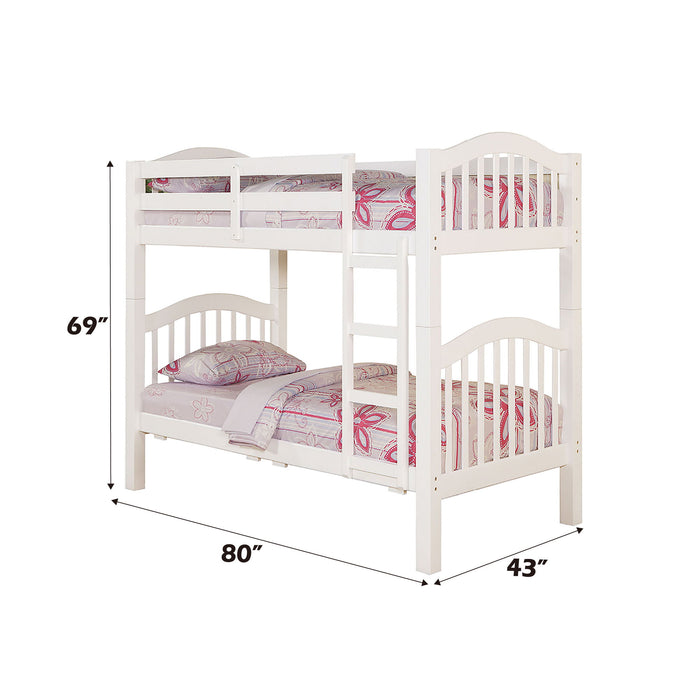 Heartland - Twin / Twin Bunk Bed (Trundle Not Included) - White