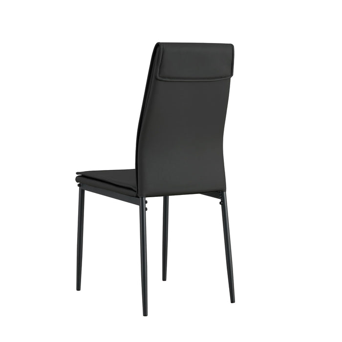 Dining Chairs With Metal Leg (Set of 4)