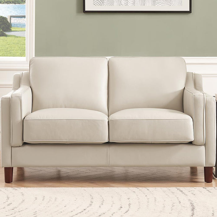 Bella - Top Grain Leather Loveseat