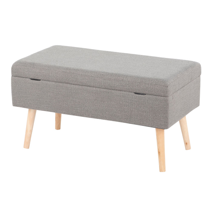 Versatile Storage Contemporary Bench