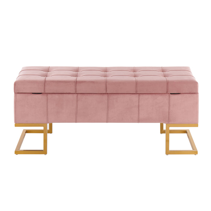 Midas - Contemporary / Glam Storage Bench