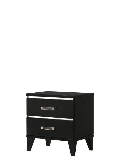 Chelsie - Nightstand - Black