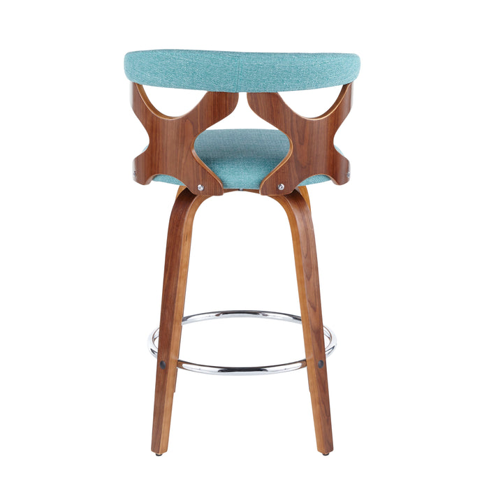 Gardenia - Mid Century Modern Counter Stool (Set of 2)