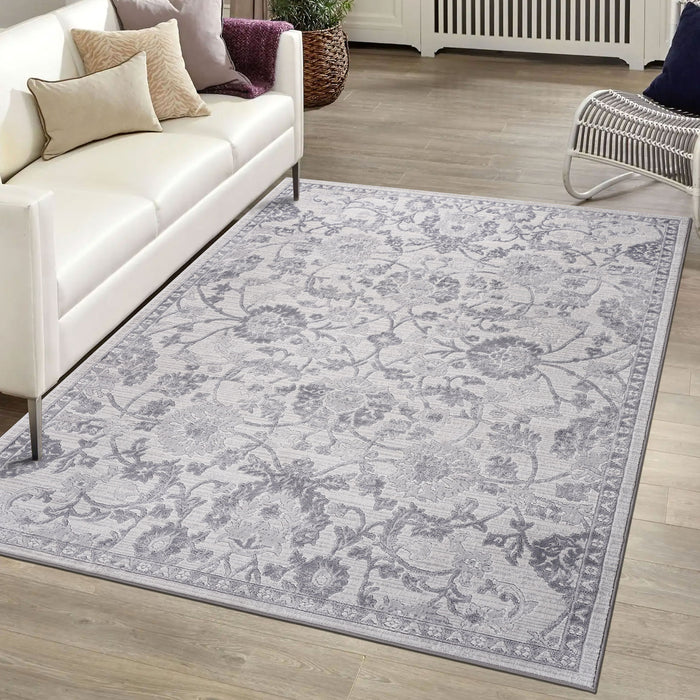 Non-Shedding Living Room Bedroom Dining Home Office Stylish And Stain Resistant Area Rug