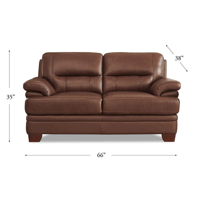 Luxor - Leather Loveseat