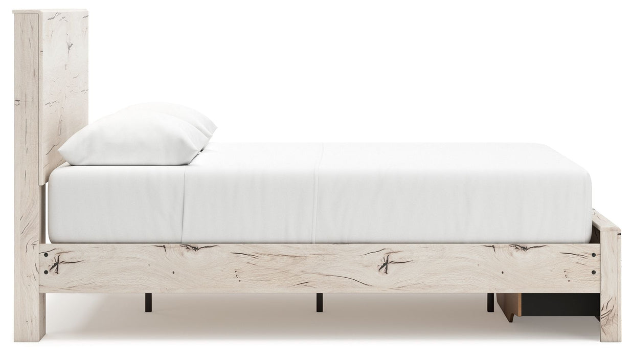 Lawroy - Panel Bed With Storage