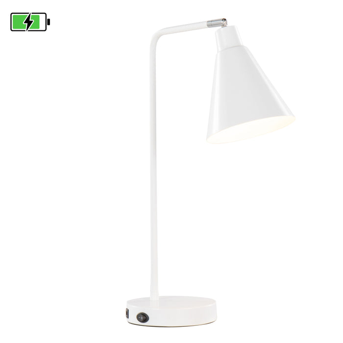 Pix - Contemporary Task Lamp Built In USB Port