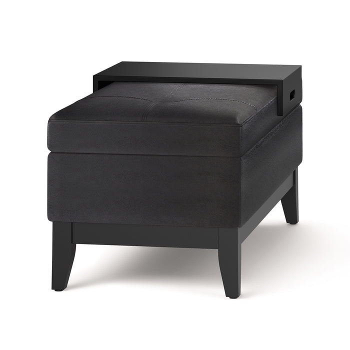 Oregon - Storage Ottoman Bench with Tray